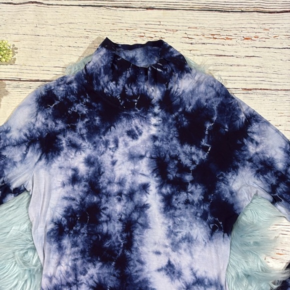 House of Harlow x REVOLVE Bryla Mini Dress Tie Dye Blue - Picture 5 of 8